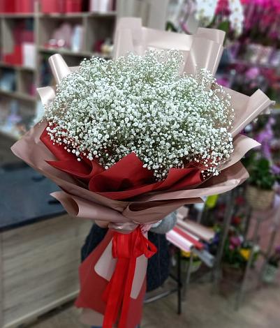 Букет цветов из: Гипсофила в Железнодорожный Московская область