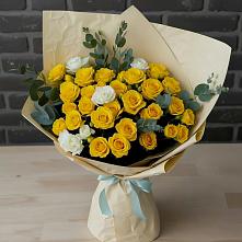 Букет цветов из:  Розы #REPLACE_PRED# Железнодорожный Московская область