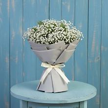 Букет цветов из:  Гипсофила в Железнодорожный Московская область