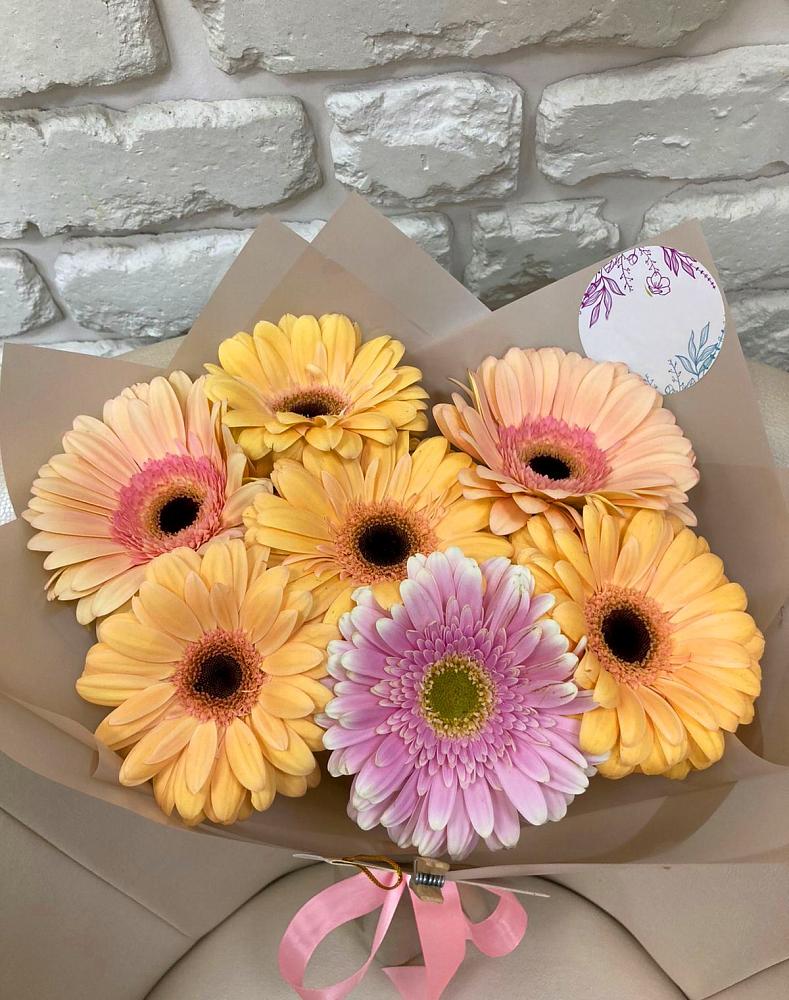 Букет цветов из: Герберы в Железнодорожный Московская область