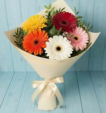 Букет цветов из:  Герберы в Железнодорожный Московская область