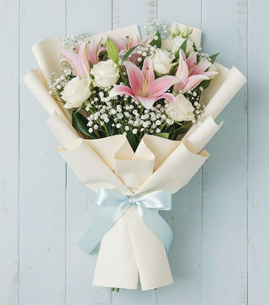 Букет цветов из: Лилии в Железнодорожный Московская область