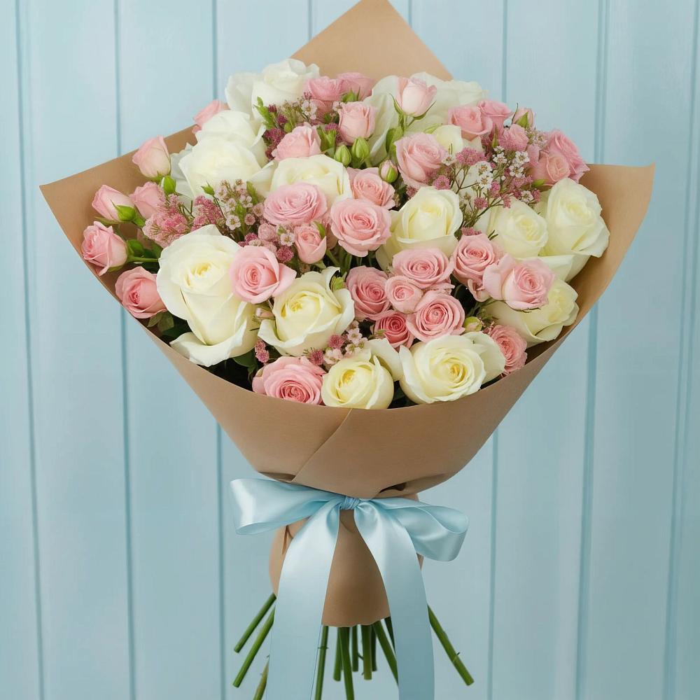 Букет цветов из: Розы в Железнодорожный Московская область