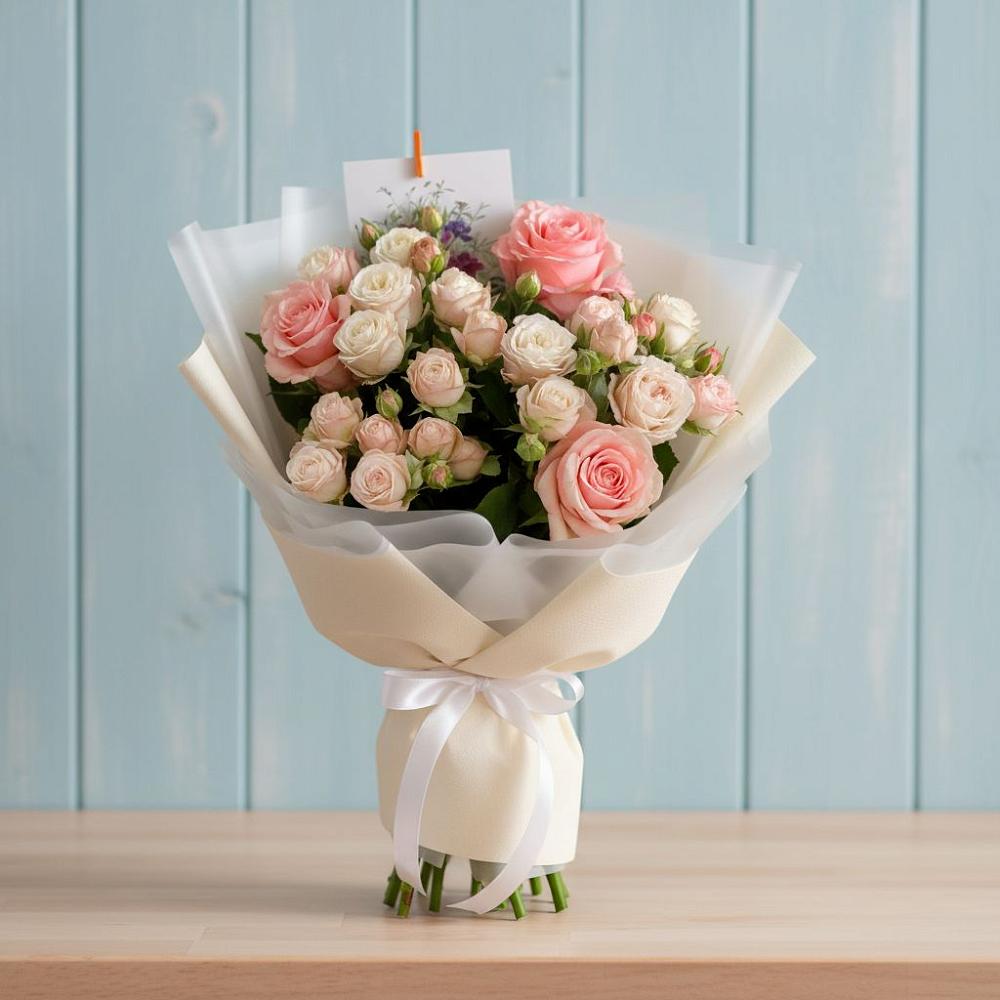 Букет цветов из: Розы в Железнодорожный Московская область