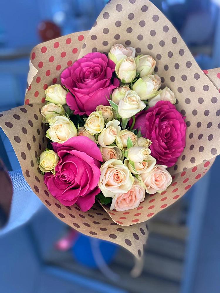 Букет цветов из: Розы в Железнодорожный Московская область