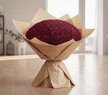 Букет 101 Красная роза в Железнодорожный Московская область
