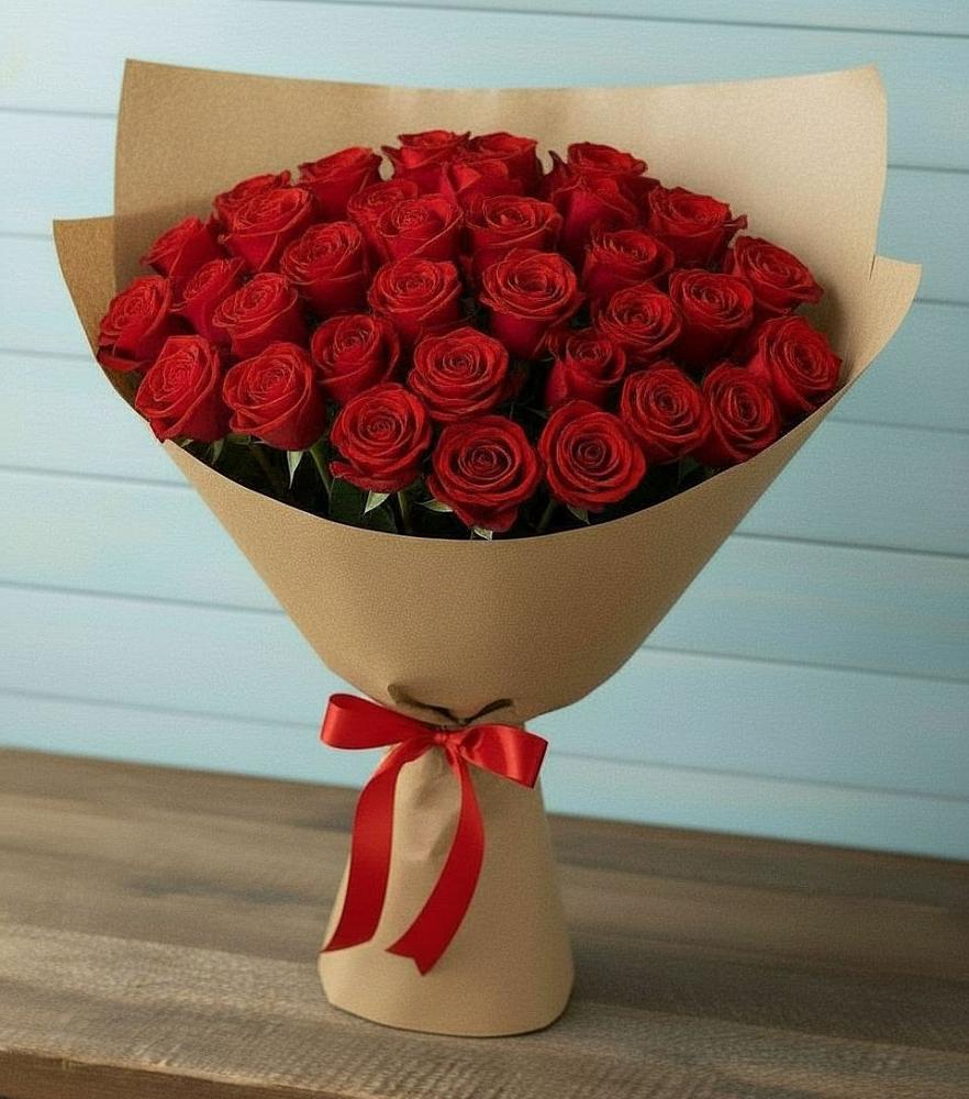 Букет Красные розы Милано в Железнодорожный Московская область