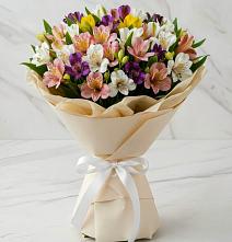 Букет цветов из:  Альстромерии #REPLACE_PRED# Железнодорожный Московская область