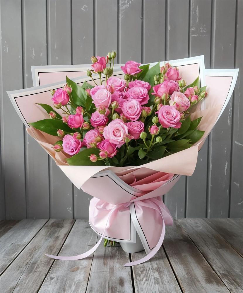 Букет Розовый кустик в Железнодорожный Московская область