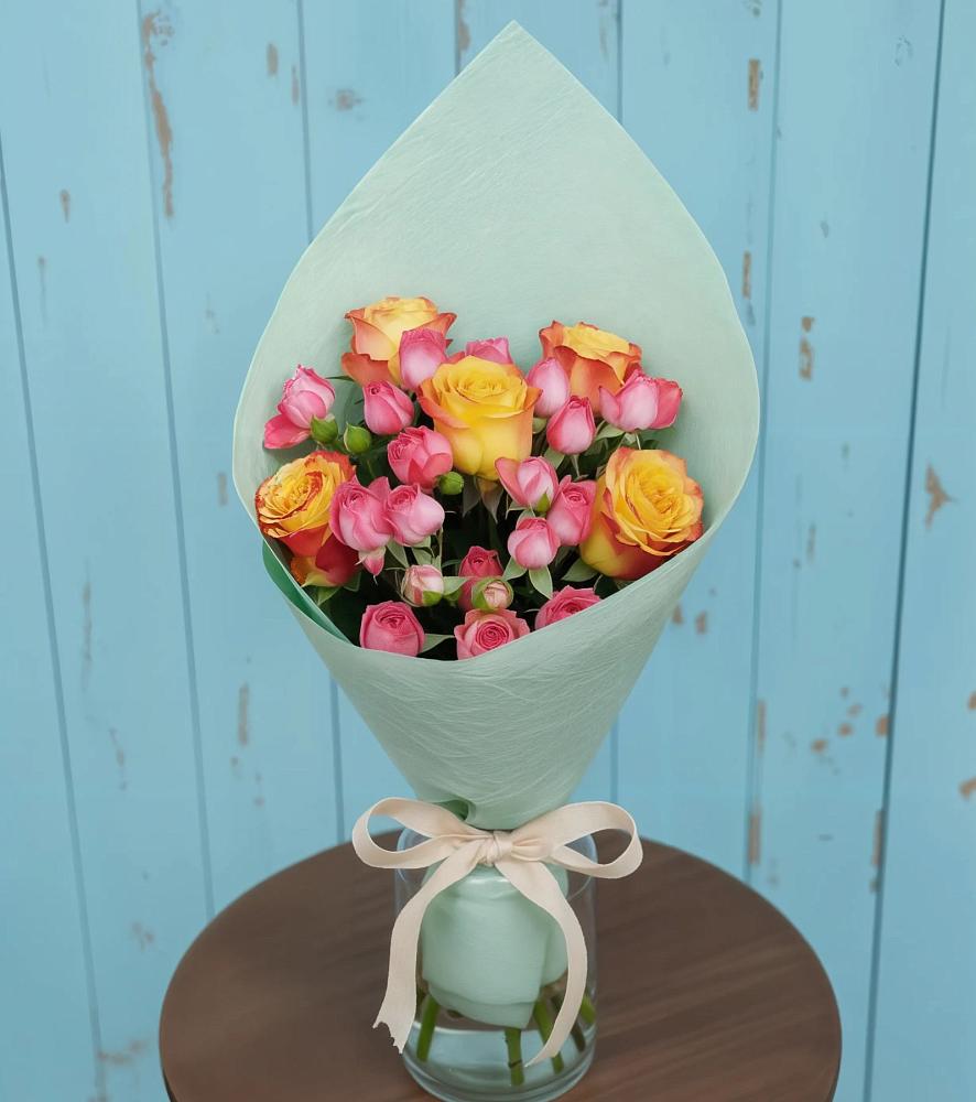 Букет цветов из: Розы в Железнодорожный Московская область