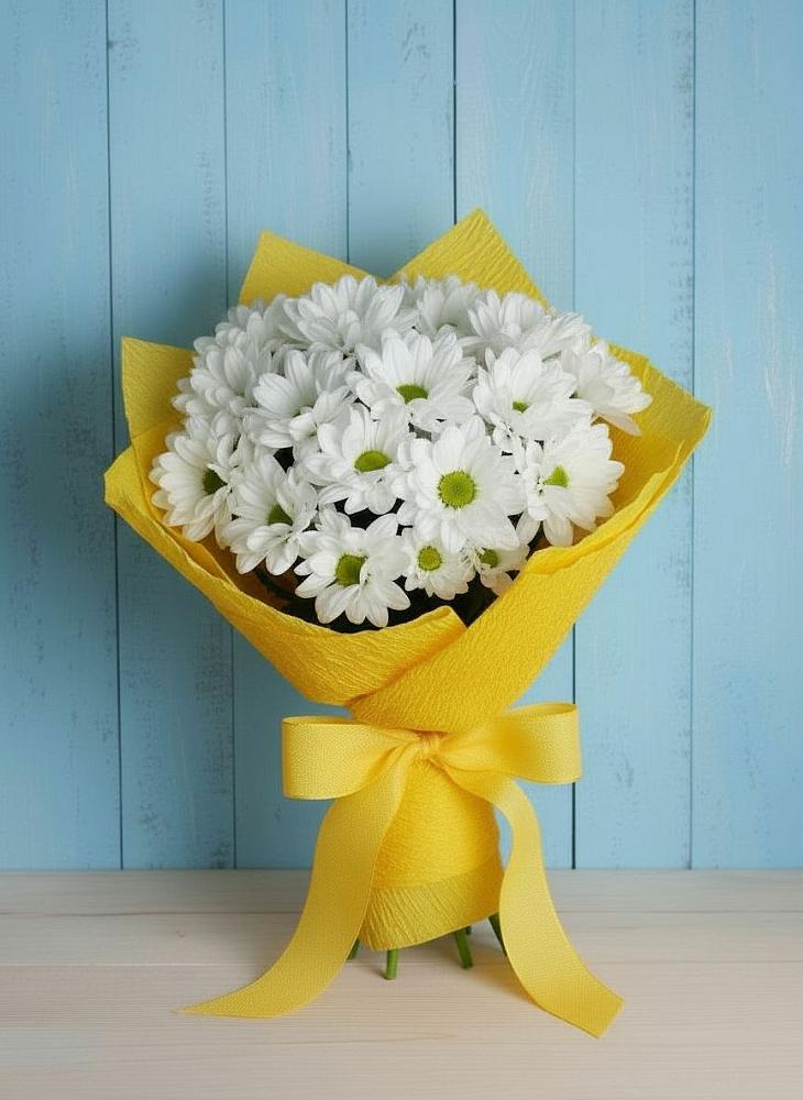 Букет цветов из: Хризантемы в Железнодорожный Московская область