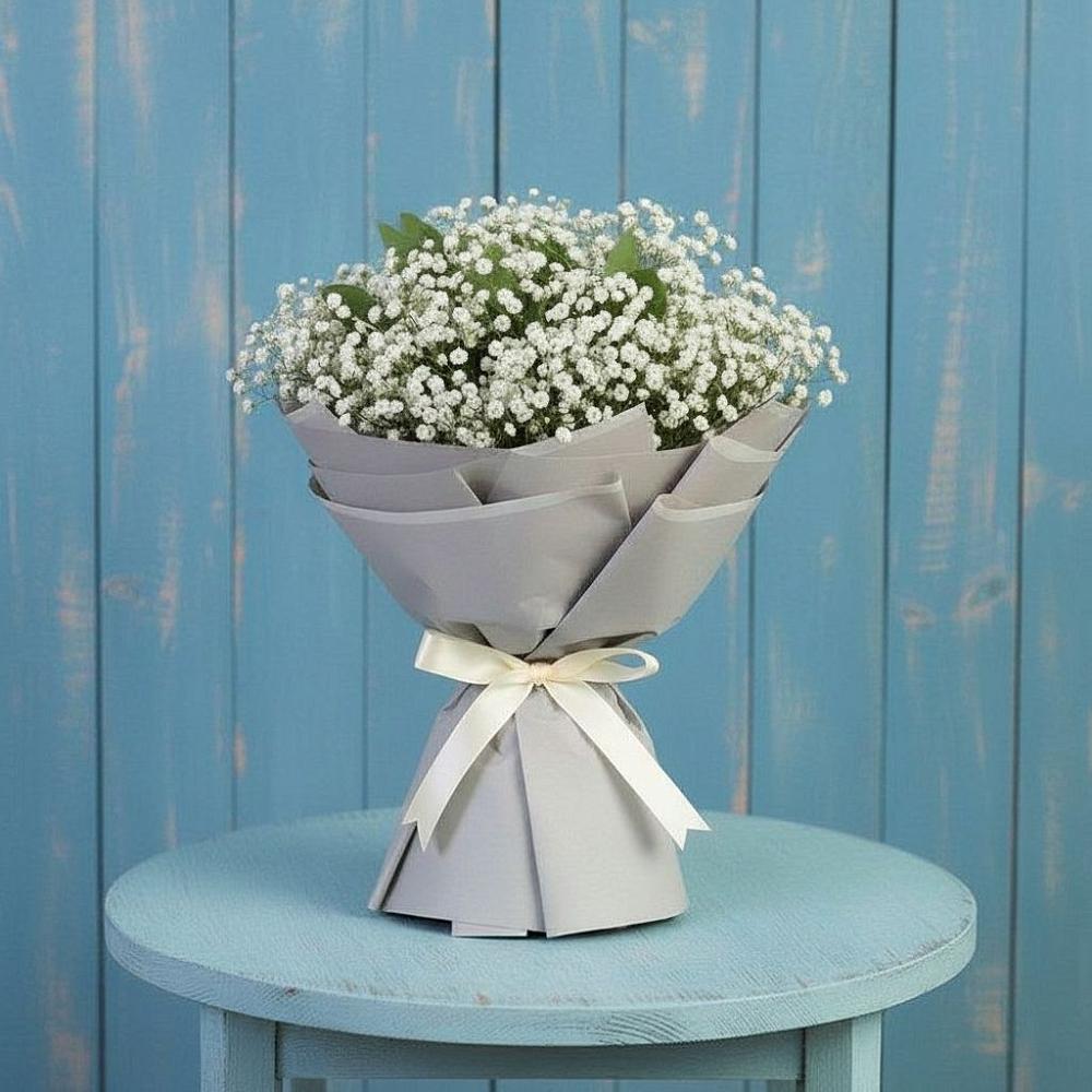 Букет цветов из: Гипсофила в Железнодорожный Московская область