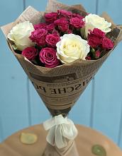 Букет цветов из:  Розы в Железнодорожный Московская область