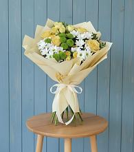 Букет цветов из:  Хризантемы и Розы #REPLACE_PRED# Железнодорожный Московская область