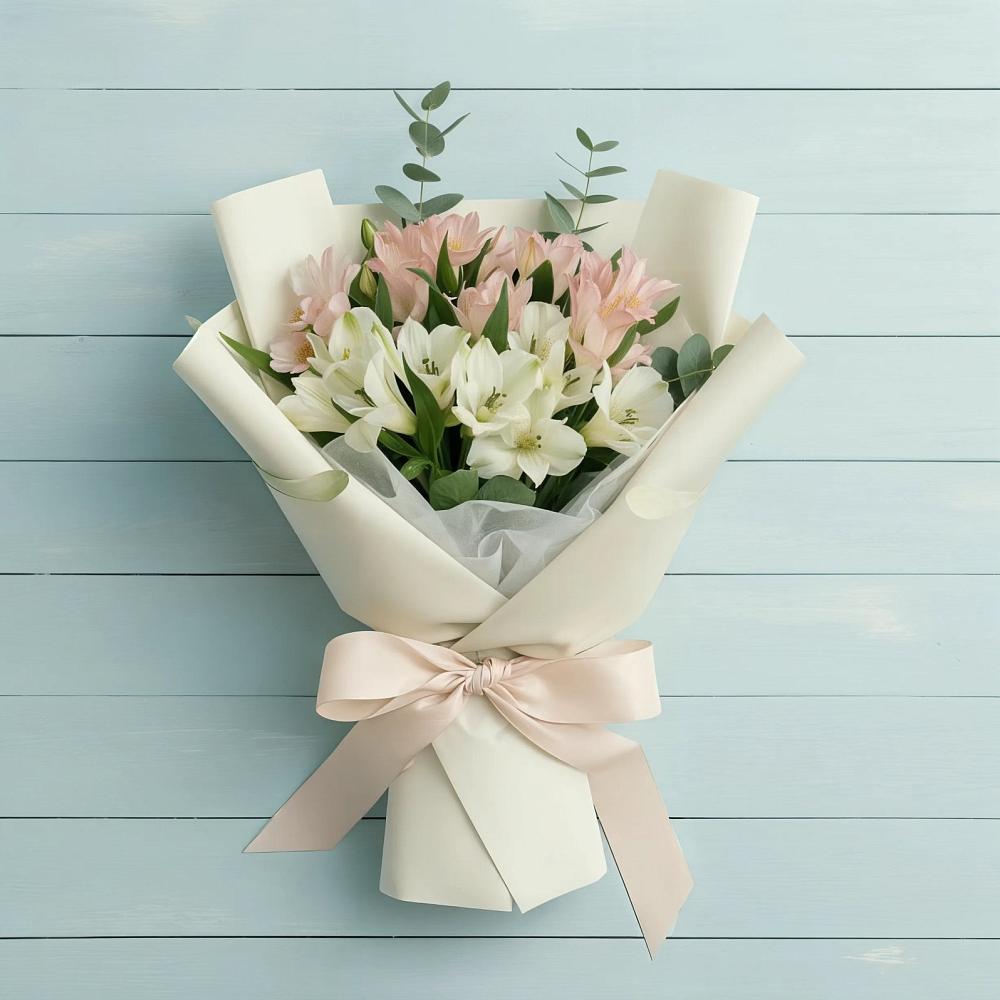 Букет цветов из: Альстромерии в Железнодорожный Московская область