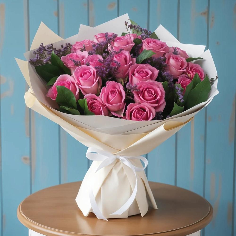 Букет цветов из: Розы в Железнодорожный Московская область