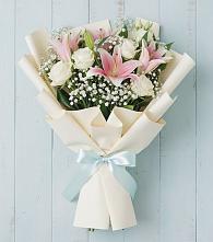 Букет цветов из:  Лилии в Железнодорожный Московская область