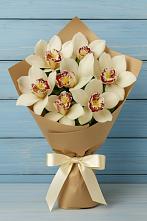 Букет цветов из:  Орхидеи и Розы в Железнодорожный Московская область